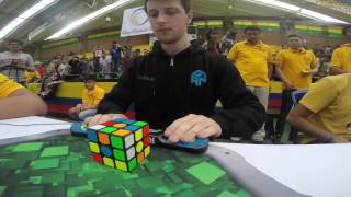 Rubiks cube world record average 597 seconds [upl. by Alyosha]