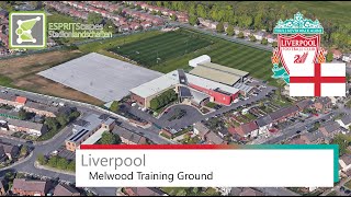 Melwood Training Ground  Liverpool FC  Google Earth  2018 [upl. by Froehlich]