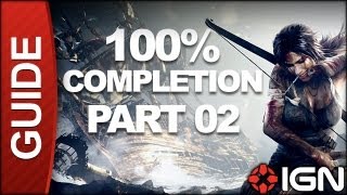 Tomb Raider 100 Completion Walkthrough  Part 02 Signs of Life [upl. by Elfont892]