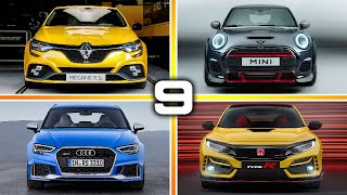 TOP 9 FASTEST HOT HATCHBACKS IN THE WORLD 2021 [upl. by Louella]