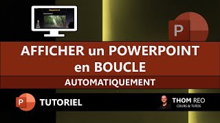 Créer un POWERPOINT qui TOURNE EN BOUCLE automatiquement  Tutoriel Office 365 [upl. by Major]