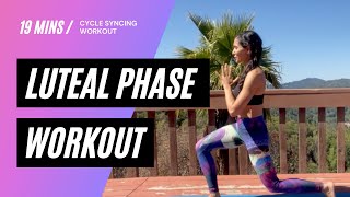 Cycle syncing workout how to utilize more fat in your luteal phase [upl. by Selrac]