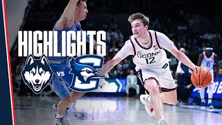 HIGHLIGHTS  1 UConn Mens Basketball vs 18 Creighton [upl. by Atterys]