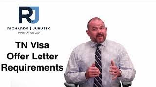 TN Visa offer letter Requirements [upl. by Burman]