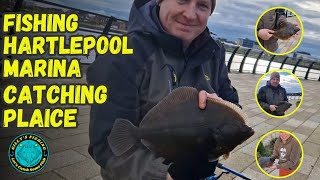 Hartlepool Marina Catching Big Plaice [upl. by Veradi]