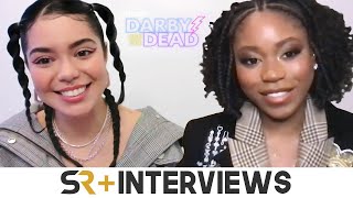 Riele Downs amp Aulii Cravalho Interview Darby And The Dead [upl. by Namyw615]