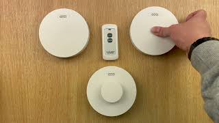 How to Setup SAFETECH SM Series Remote Control amp Interlinked Heat and Smoke Alarm Bundle [upl. by Grussing]