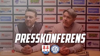 Presskonferens Timrå IK  Leksands IF [upl. by Atinal731]