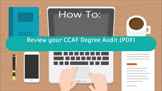 Review Your CCAF Degree Audit PDF [upl. by Amaris]