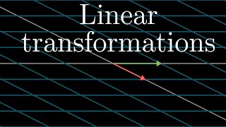 Linear transformations and matrices  Chapter 3 Essence of linear algebra [upl. by Wiltshire]