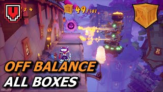 Off Balance All Boxes with checkpoint numbers  Crash Bandicoot 4 walkthrough [upl. by Calvano]