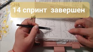 роль графиков в спринте обзор 14 спринта мой ежедневник kinbor my planner [upl. by Gustafsson927]