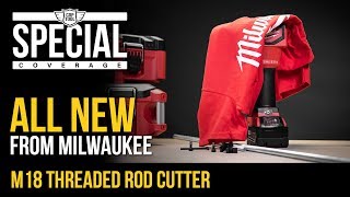 All NEW Milwaukee M18 Brushless Threaded Rod Cutter  How to use [upl. by Bone]