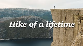 PULPIT ROCK PREIKESTOLEN HIKE NORWAY  you wont believe this place 😱 [upl. by Yblocaj984]