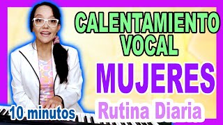 Calentamiento Vocal para Mujeres  Vocalización Rutina de 10 minutos  Ceci Suárez [upl. by Ennahoj]