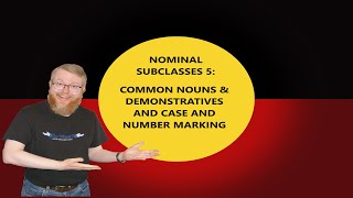 Nominal subclass 5 Common nouns amp demonstratives Learning about Australian Aboriginal languages [upl. by Jed]