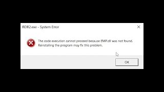 How To Fix EMPdll Missing File 100 Solution  EMPdllmissingfile Please Subscribe My Channel [upl. by Vardon]