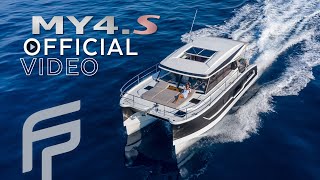 Come aboard the MY4S the sportop motor yacht by Fountaine Pajot [upl. by Yusem]