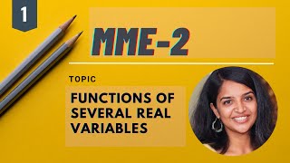 Mathematical Methods for Economics 2  Lecture 1  Functions of Several Real Variables [upl. by Asaert]