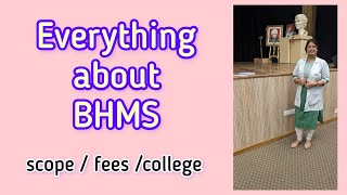 all truth about BHMS  scope  Fees  college  BHMS ADMISSION [upl. by Sitoeht]