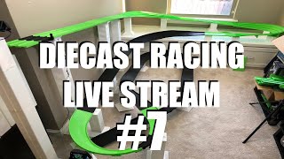 Diecast racing live stream 7  Sunday morning live races trying a live replay [upl. by Roarke]