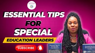 Essential Tips for Special Education Leaders Tips for Section 504 CoordinatorsLearn strategies [upl. by Stoeber]