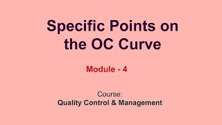 Specific Points on the OC Curve [upl. by Olracnaig600]