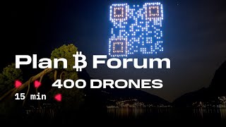 Drone show for Plan ₿ Forum Lugano [upl. by Carita]