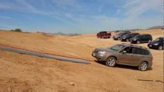 2014 Subaru Forester XMode OFF in action It can still get a grip Success [upl. by Tronna772]