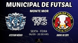 Atestado Médico x Unidos do Copo l Semifinal l Série Prata l Municipal de Futsal l Monte Mor [upl. by Artemahs]