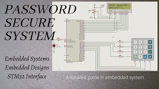 Password Security System Mini project  STM32  HAL  Keypad  LCD [upl. by Suilenrac]