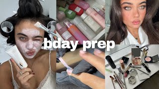 birthday prep vlog major glow up [upl. by Ace652]