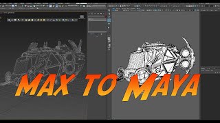 How to Convert Max file to Maya without triangulated [upl. by Ahsina919]