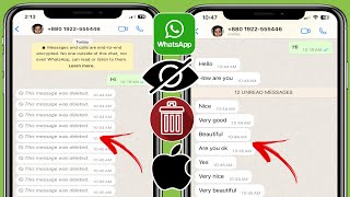 Cómo ver los mensajes eliminados de WhatsApp en iPhone  Recuperar mensajes eliminados de WhatsApp [upl. by Alag157]