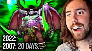 How ILLIDAN Fell in 2 HOURS in Classic TBC  Asmongold Reacts to WoW Classic Curios [upl. by Redmer867]