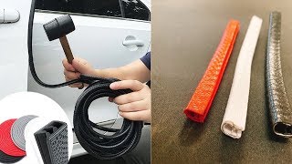 5D Carbon Fiber Car Stickers Door Sill Scuff Anti Scratch Tape Protection Film shorts [upl. by Ecaj]