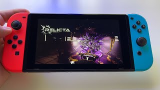 Relicta 1  Nintendo Switch V2 handheld gameplay [upl. by Fogel]