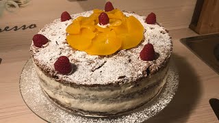 Rifia Tarte na Arkhokh ath Caramel🍰🍰🍑🍑كيكة الخوخ و الكراميل Rif [upl. by Jenkins]