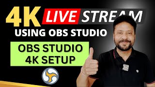 How To Live Stream In 4K Quality on YouTube  Best OBS Studio Setting For 4K Live Stream On Youtube [upl. by Darleen]