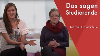 quotDas sagen die Studentinnenquot  Lehramt Grundschule Staatsexamen studieren [upl. by Devy]