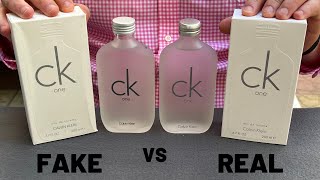 Fake vs Real Calvin Klein CK One Unisex Perfume 200 ml [upl. by Arly130]