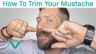 How To Trim Your Mustache The RIGHT Way [upl. by Eyahs]