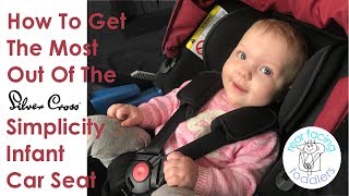 Has your baby grown out of the Silver Cross Simplicity car seat already Please watch this video [upl. by Wallford]