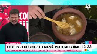 Camila chef enseña a preparar pollo al coñac  Tu Día  Canal 13 [upl. by Norman]