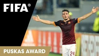 Alessandro Florenzi goal  FIFA Puskas Award 2015 Nominee [upl. by Lynelle]