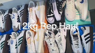 12 KG SUGARGOO REP HAULWEIDIAN HAUL TAOBAO HAUL Lacoste adidas samba off white dunks amp more [upl. by Eornom]