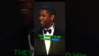 Denzel shares his Best Actor moment with Sidney Poitier ❤️ denzelwashington sidneypoitier oscars [upl. by Maisey]