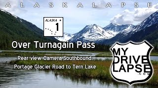 Driving over Turnagain Pass Seward Highway Alaska [upl. by Willmert385]