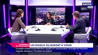 Le Grand JT de lÉducation 25092024  Les enjeux du budget à venir [upl. by Fugazy339]