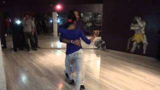 Kizomba intermédiaire avec Yami et StEffy quotStep Onequot au Barrio Mio [upl. by Trilly]